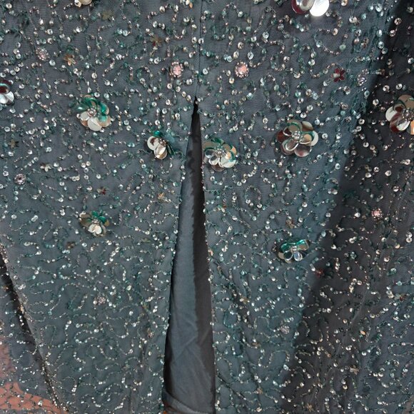 GOWN SEAGREEN ADRANA PAPELL - Picture 3 of 4